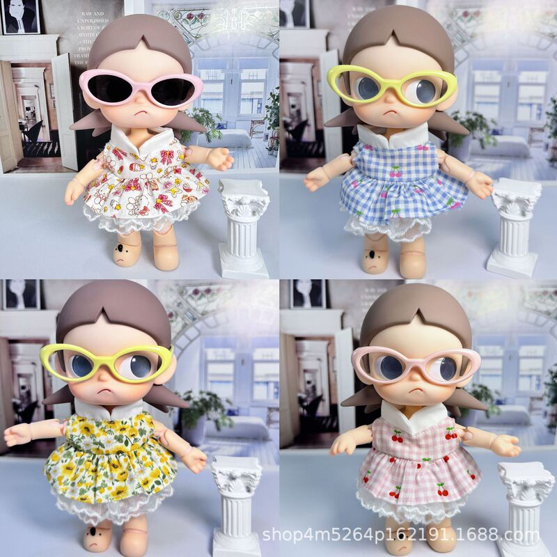 Zsiga's Dream Outfit for Bjd 1/8 Scale 20cm Doll: Ga Zi Sister's Replacement Outfit with Ultra-Short Lace Skirt and Cardigan