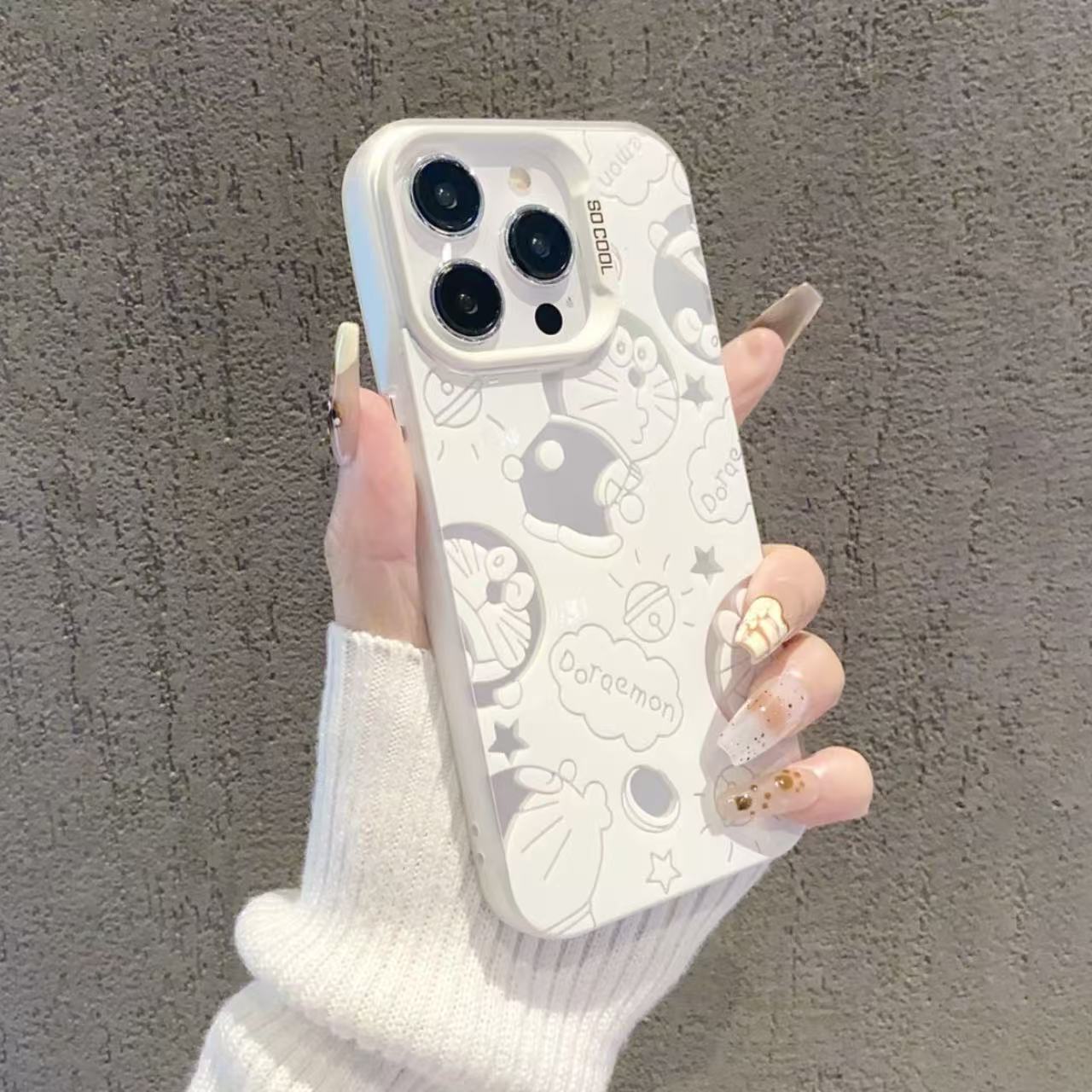 Nuevo Doraemon para iPhone 16 funda para teléfono móvil Apple 15promax/14 anti-caída 13pro12 lindo 11