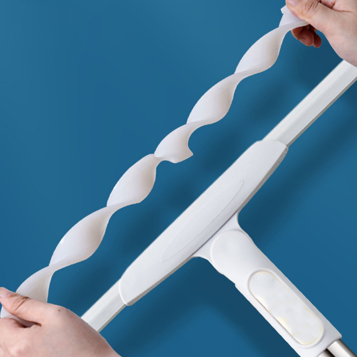 Magic Silicone Broom Household Squeegee Stainless Steel Floor Sweeper Gadget Scraper Multifunctional Floor Scraper Mop