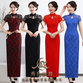 旗袍;广场舞表演服