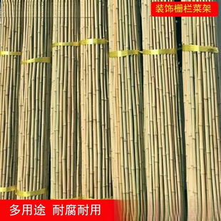 Bamboo Pole Support Frame Large Multifunctional Indoor Small Bamboo Vegetable Garden Rack Grape Rack Rural Green Bamboo Pole