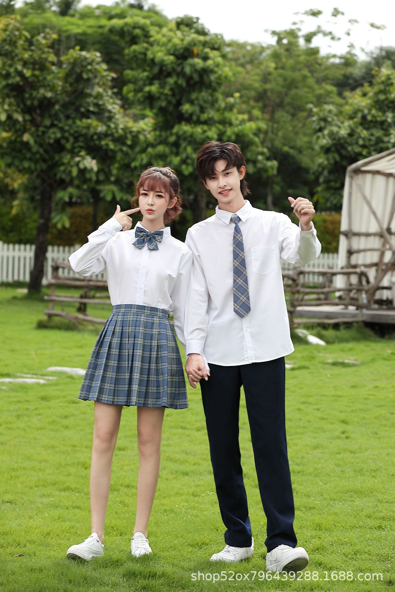 初高中生班服学院风套装毕业季学生韩版校服英伦风运动会合唱服