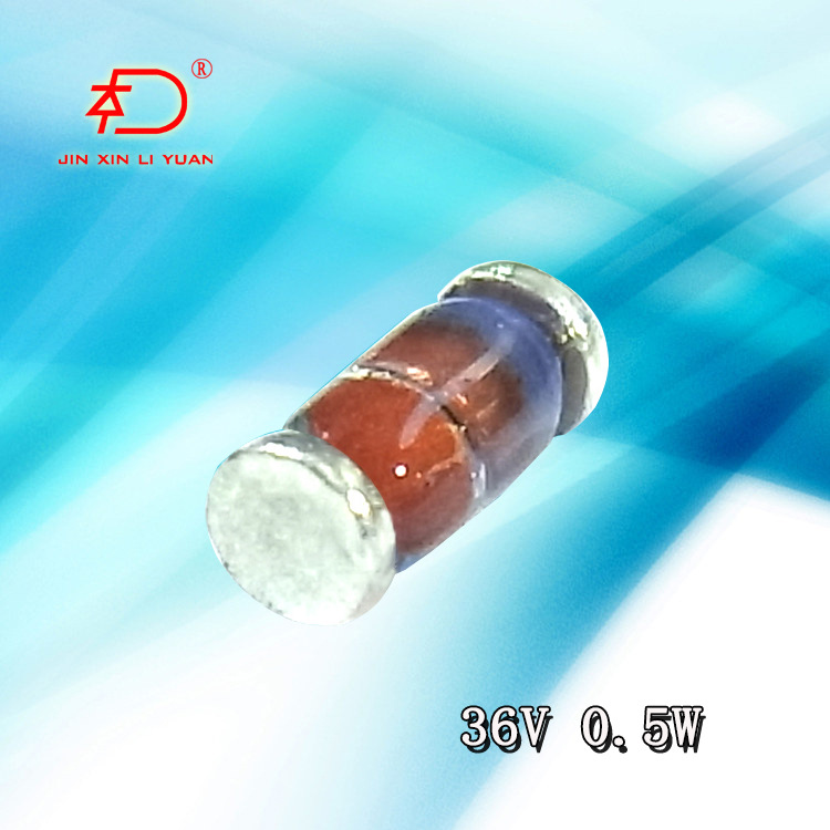 36V0.5W贴片稳压管型号ZMM36封装LL-34