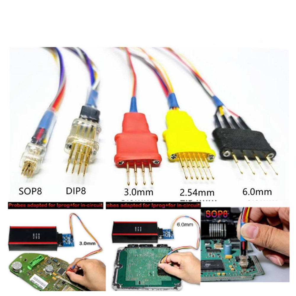 IProg/Xprog Programmer Probes Adapter Solderless Set Easily