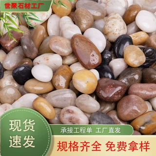 厂家批发雨花石原石鹅卵石小石子鱼缸花盆石头庭院装饰铺地雨花石