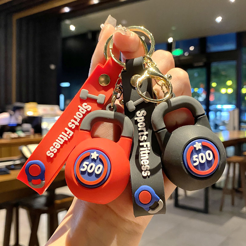 Creative Sports Kettlebell Keychain Sports Training Kettlebell Water Cup Gym Peripheral Small Gift Backpack Pendant for Men