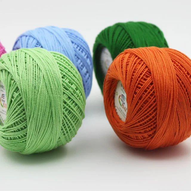 3号#蕾丝线纯棉牛奶棉毛线团特价批发清仓钩针diy手工编织材料包