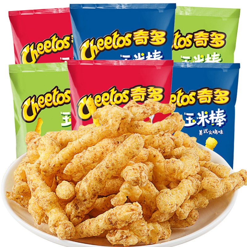 Cheetos奇多玉米棒日式牛排味火鸡味50g膨化食品儿童爱吃零食小吃