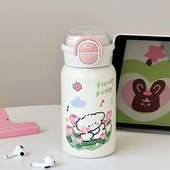 2025年シンプル双蓋バウンス新型保温カップ食品級保温カップ316ステンレス保氷カップ