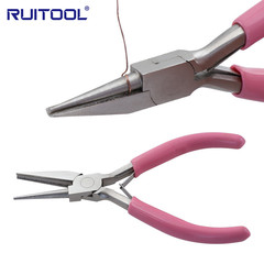5-inch Mini Pliers Wire Wrapping Pliers Jewelry & Accessory Pliers, Half-Grooved, Semi-Circular Nozzle Tool Pliers – DIY Handcraft Accessories Tool