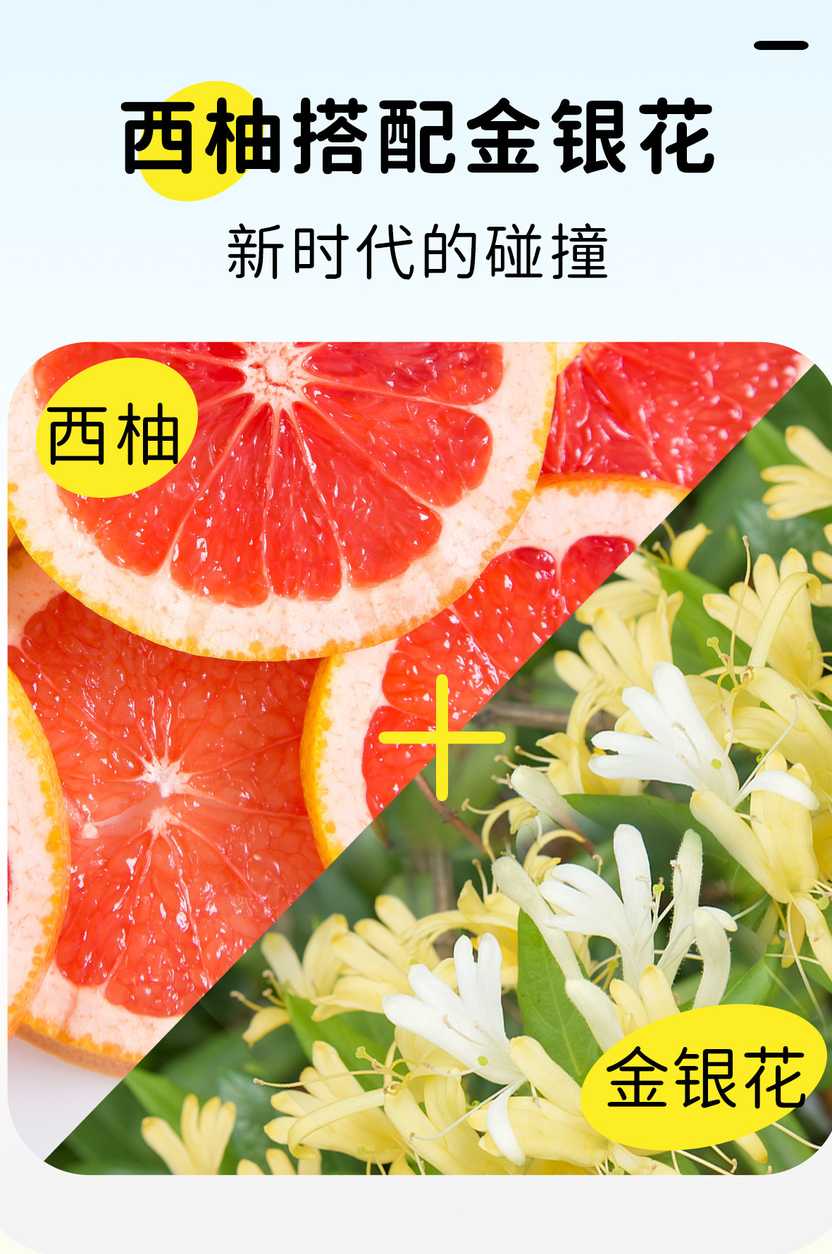 Honeysuckle Pomelo Juice Concentrate Drink 100ml Gift Box Herbal Beverage for Kids and Adults in use