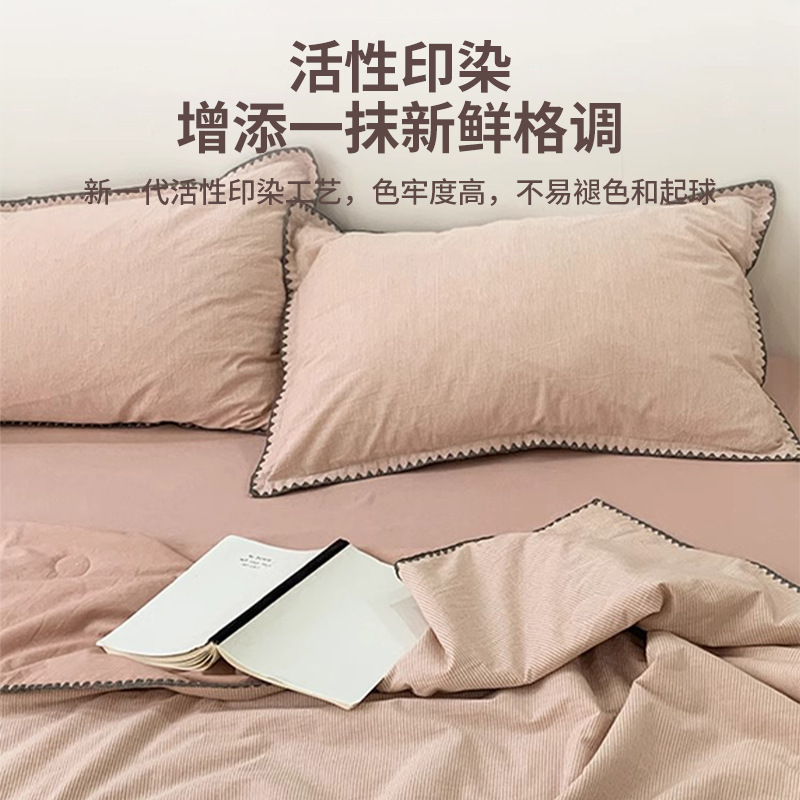 Cotton 2025 nuevo estilo funda de almohada funda de almohada par hogar 100 almohada de algodón núcleo de almohada caja de forro individual hombre 3
