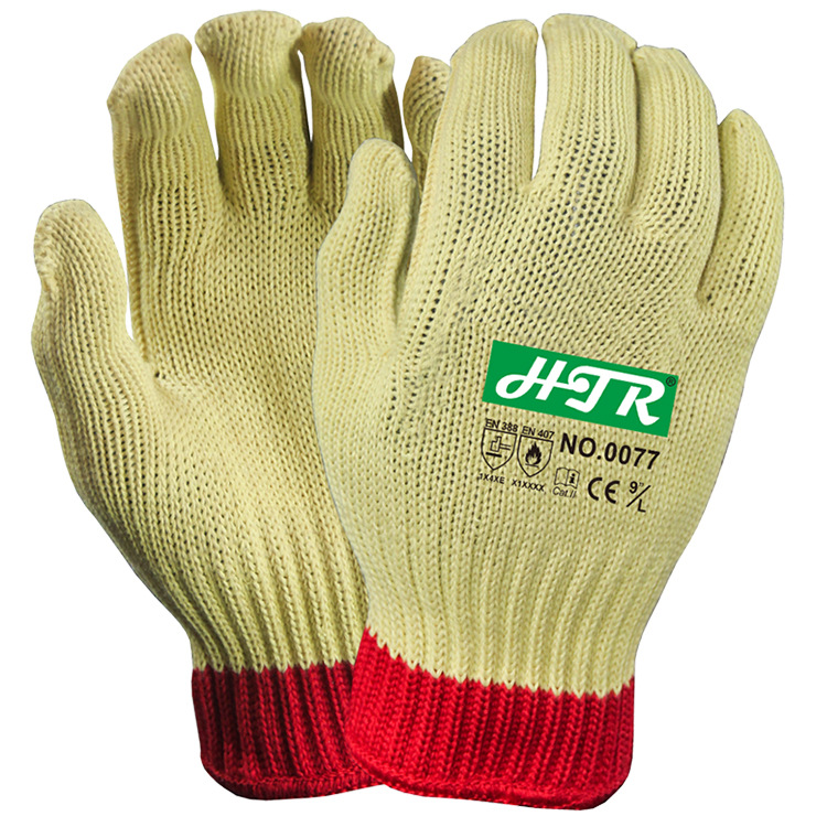 海太尔防割耐磨手套 0077防割防护手套 玻璃机械行业防割手套