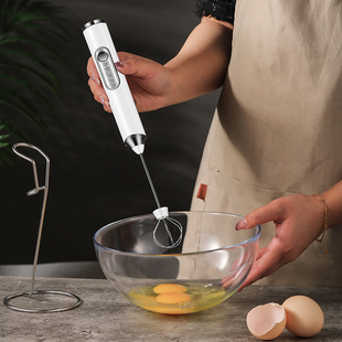 Electric egg beater handheld wireless baking milk frother coffee frother beat egg white cream cake mixer