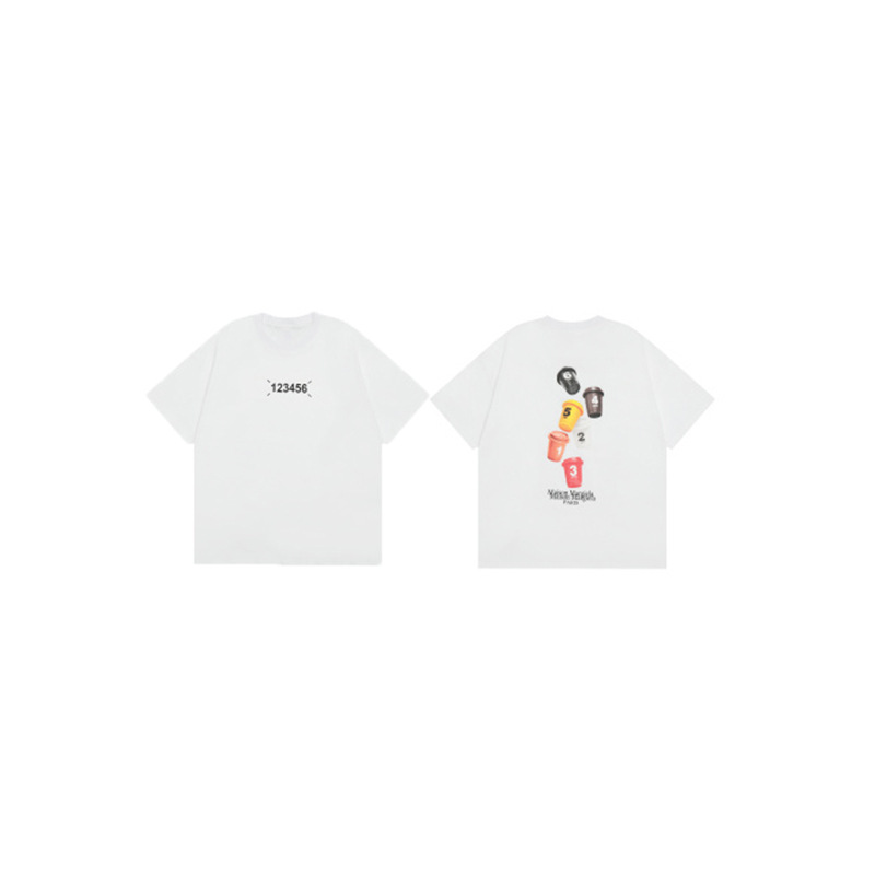潮牌新款Trapstar字母印花休闲宽松短袖男女潮牌圆领|undefined
