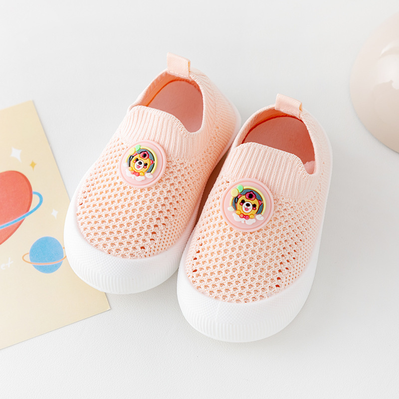 Nuevos zapatos para bebés con suela suave para bebés 1 - 13 años de verano antideslizante zapatos transpirables zapatos de tejido volador