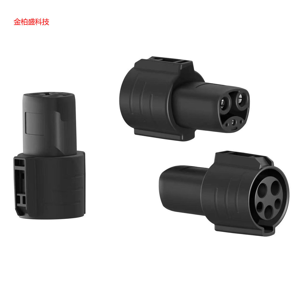 电动汽车充电枪转换头 新能源美标转特斯拉转接头J1772充电转换器