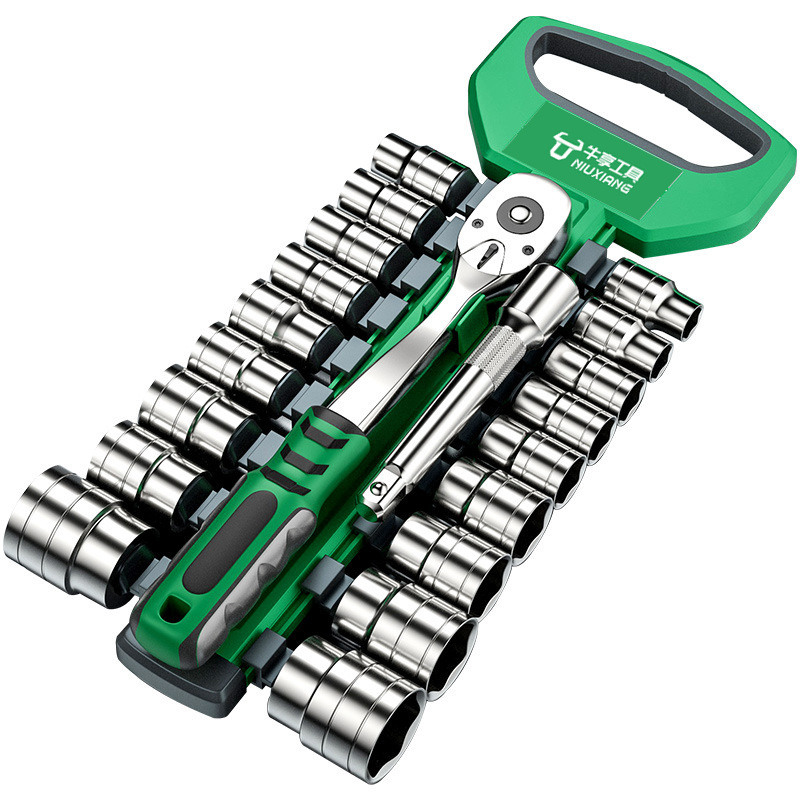 Conjunto completo de llaves de trinquete de 72 dientes voladoras grandes, medianas y pequeñas de acero al cromo molibdeno portátil multifuncional para el hogar de grado industrial transfronterizo