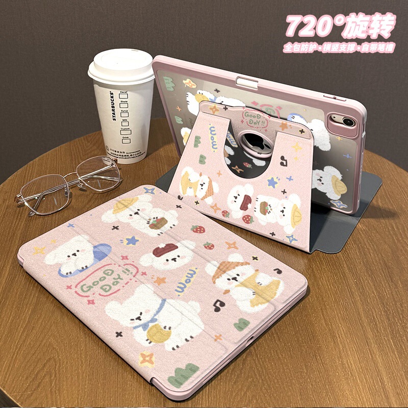 Customized 720 ° Rotating iPad Protective Case iPad 10.9inch 70% off Rotating Acrylic Tablet Protective Case