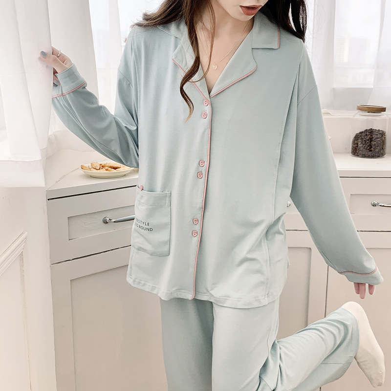 Ready-Made Manufacturer Maternity Pajamas Amazon Cotton Maternity Confinement Clothes Pregnant Mother Amazon Cotton Nursing Pajamas