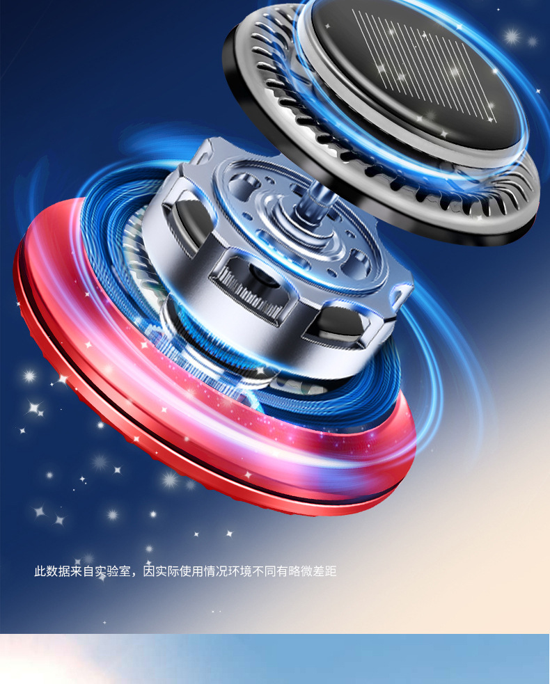 Cross-Border Ufo-Shaped Car Gift Rotating Aromatherapy Car Decoration Perfume High-End Elegant Long-Lasting Fragrance