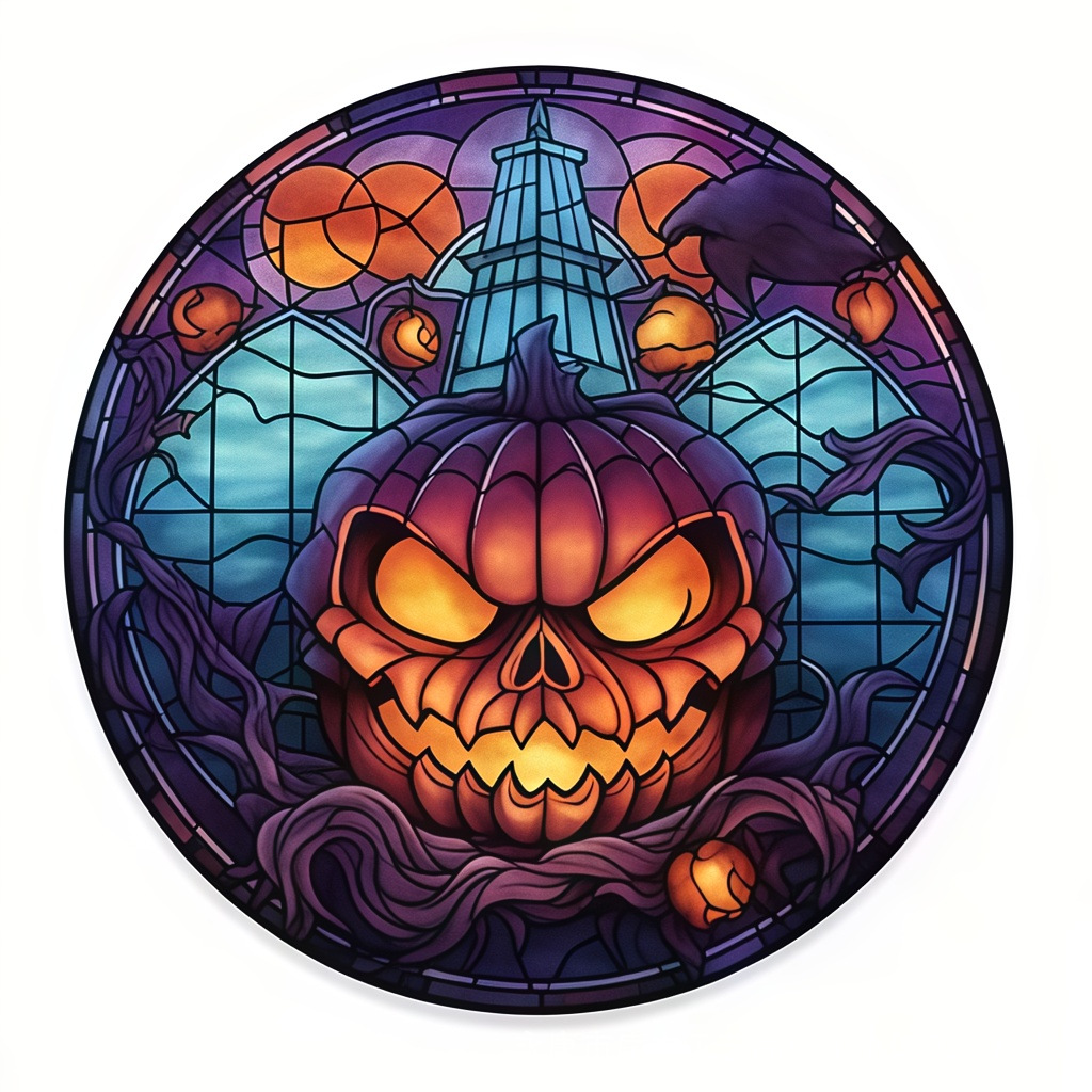 Castillo de calabazas de Halloween 37