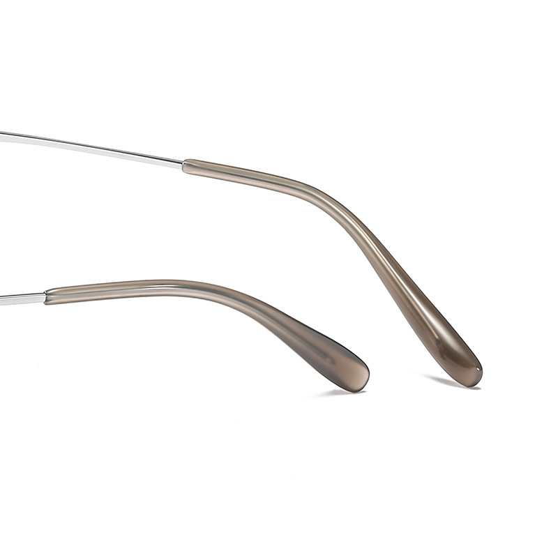 6047文芸の小さい円の枠の近視の眼鏡の女性の混陣の電気商の売れ行きの良い金の復古の知性の明るい銀色の平光の鏡の枠