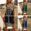 Summer top with cups, ethnic dress, 2023, suitable for import, European style