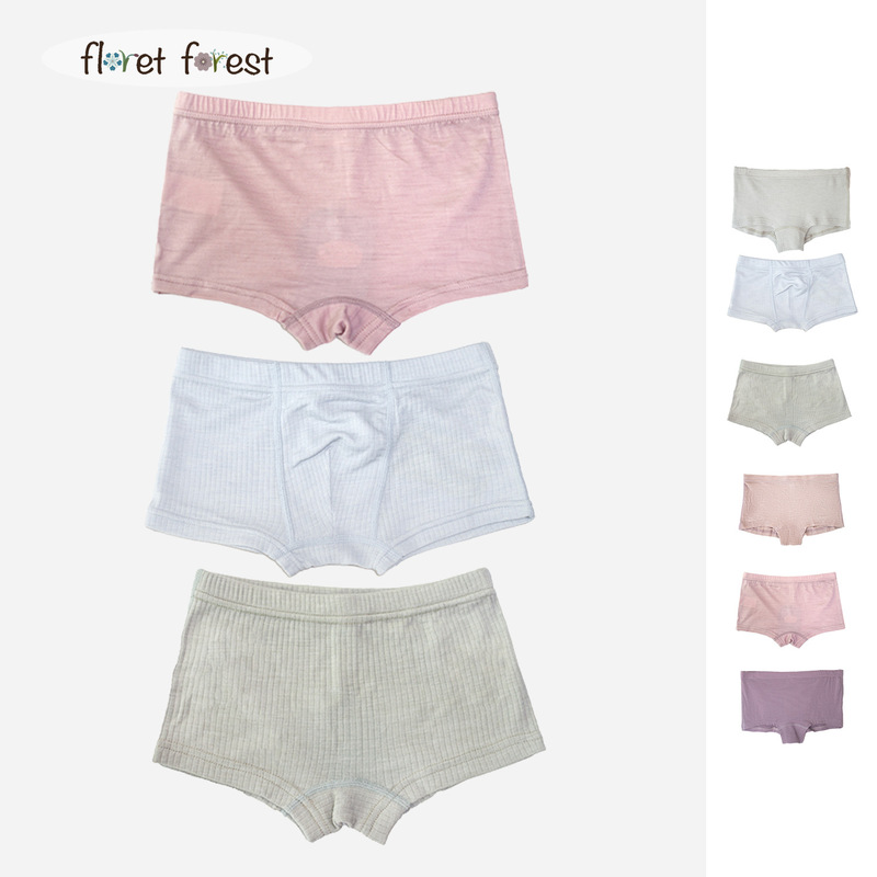 100 Merino Wool Children's Underwear Delicate Soft Antibacterial Breathable Perspiration Four Seasons for Baby Boys and Girls