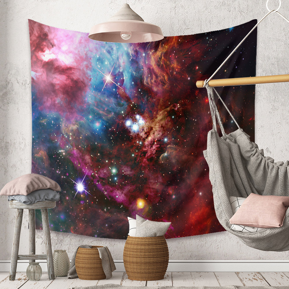 Fashion Universe Painting Wall Decoration Cloth Tapestry Wholesale Nihaojewelry display picture 214