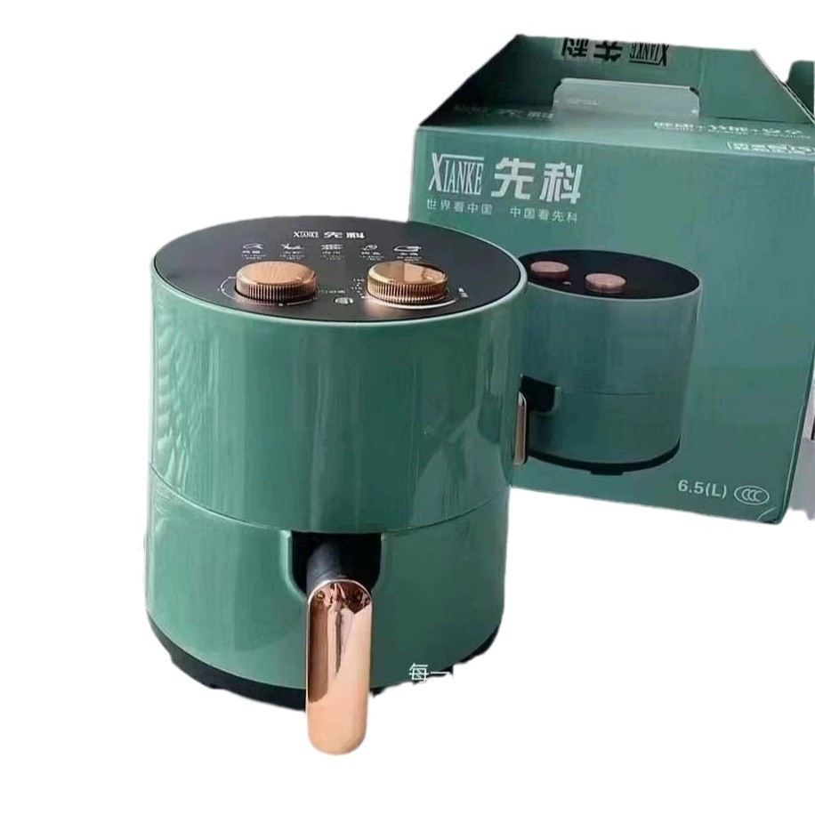 Бытовая электрическая фритюрница Xianke большой емкости, машина для приготовления картофеля фри, многофункциональная электрическая духовка, фритюрница с двумя ручками и таймером