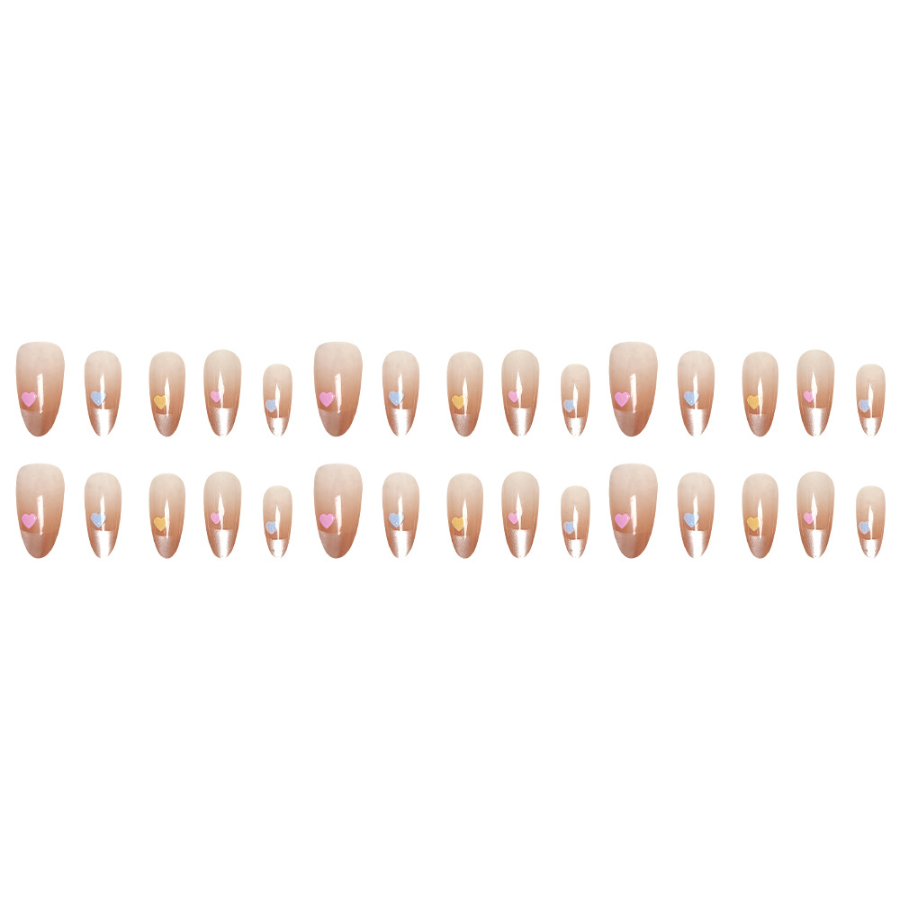 30 piezas, colorido, amor, ropa de uñas, nueva tira suave, parche de uñas, ojos de gato, uñas image 6