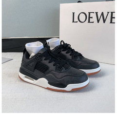 2022春秋新款情侶氣墊鞋男女百搭幻彩色潮流時尚港風增高鞋港風