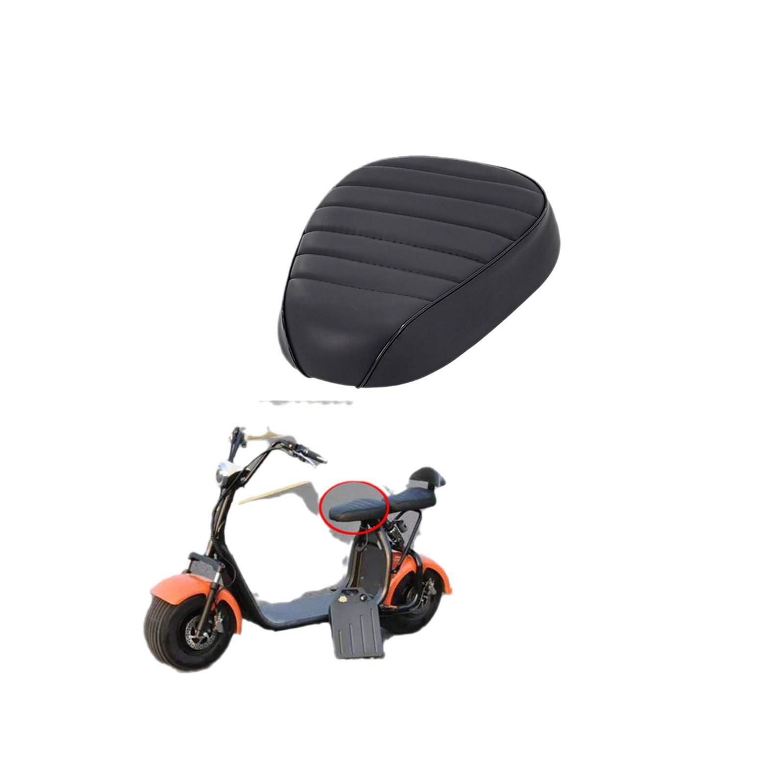 60V Harley accesorios del coche eléctrico Universal original cojín del asiento trasero cojín del asiento respaldo modificación