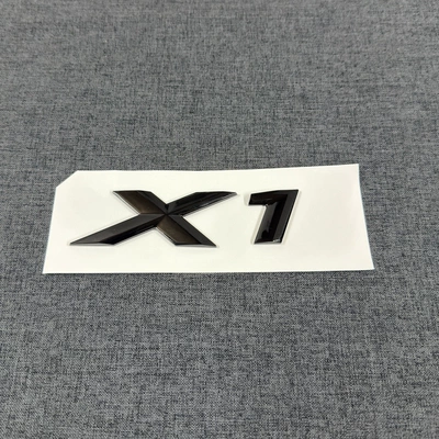 Suitable for Bmw X1X3X4X5X6X7 Word Car logo - x1-gloss-black-replacement