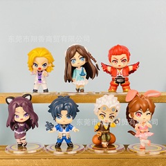 送料無料 Douluo Continent フィギュアブラインドボックス Tang San Xiaowu Shrek Seven Demons モデルガシャンドールケーキ装飾品卸売