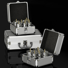 High-end carbide stainless steel hole opener metal thick iron plate steel plate aluminum alloy reaming drill bit aluminum box set