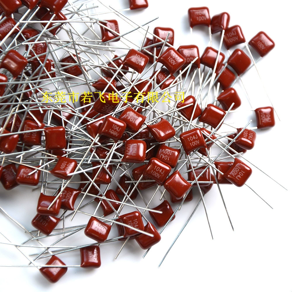 Полиэфирный конденсатор CL21X 104J100V расстояние до стопы 5 мм подключаемый конденсатор CBB 0,1 мкФ 104/100 В