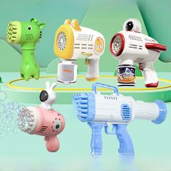同款32孔泡泡機太空宇航員電動全自動吹泡泡槍擺地攤玩具批發
