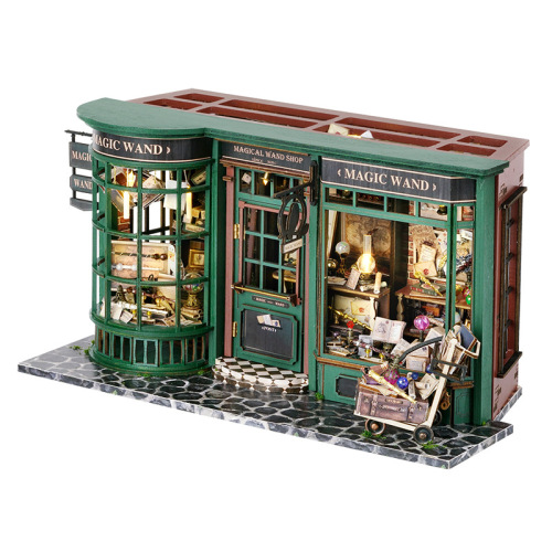 Zhiquwu diy cabin magic full house European retro hand-assembled model creative creative gifts for men and women