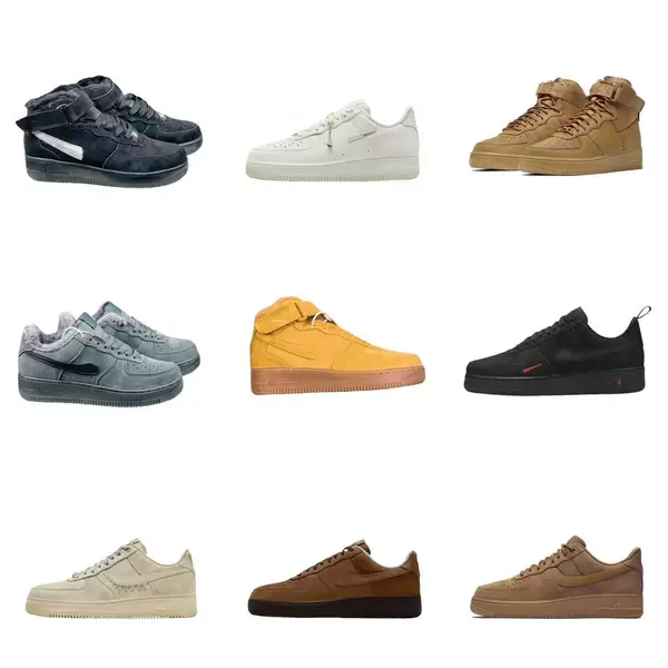Putian High-Quality Aar Force1 Non-Slip, Wear-Resistant, Breathable, Versatile, Classic Low-Top Sneakers for Men and Women