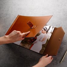 婚纱照相册定 制皮质影楼结婚纪念册照片书制作写真七夕送礼物