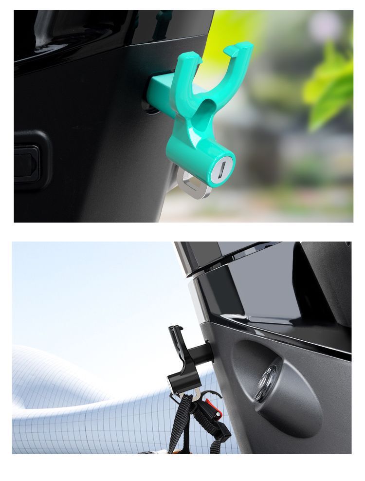Yibaike Electric Vehicle Hook Lock Front-Mounted Universal Helmet Lock Electric Scooter Hook for Hanging Items Safety Anti-Theft