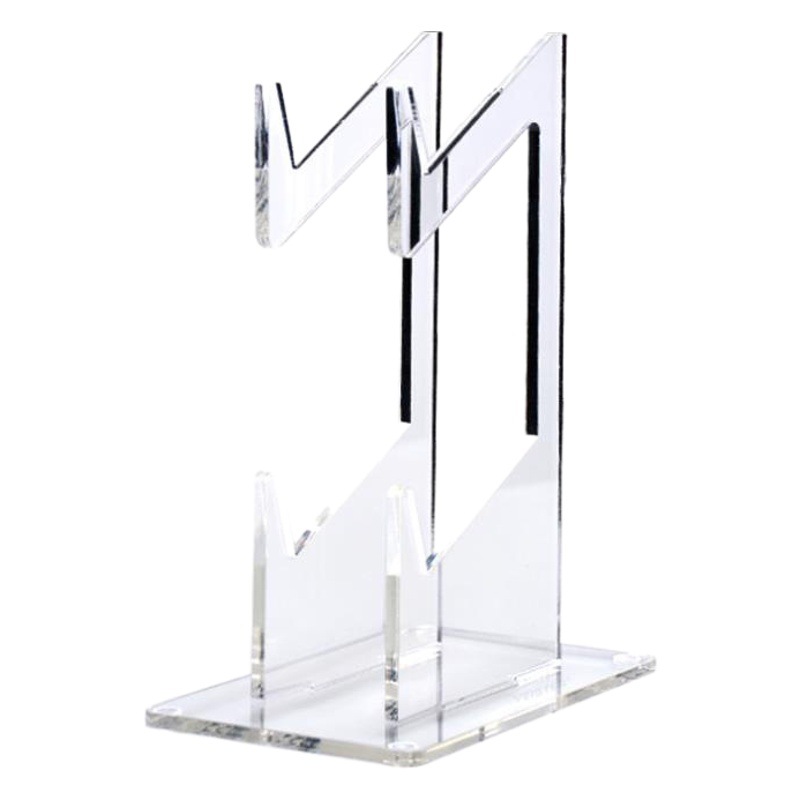 Soporte de gamepad universal acrílico transparente PS4 almacenamiento de escritorio creativo pantalla de soporte de mango doble