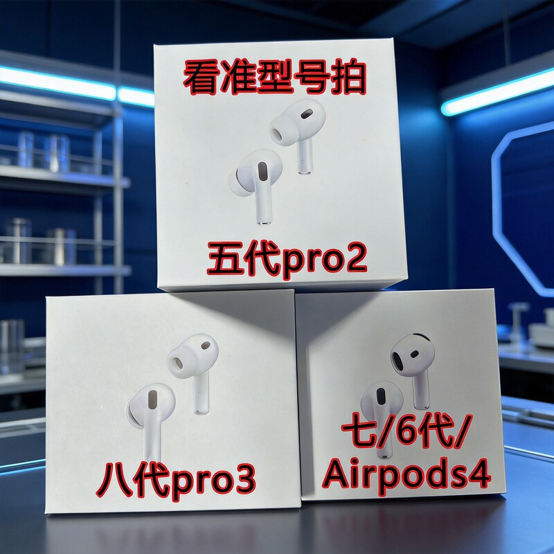 8th generation pro3 packaging box, Jerry 7003anc noise reduction full-function pro2Air4 Bluetooth earphone packaging box