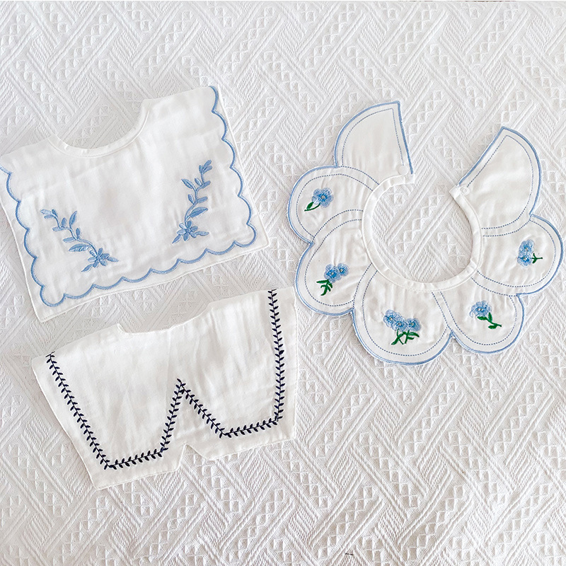 2 green square flower three-piece set
