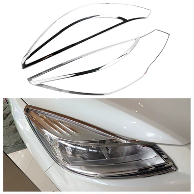 Şüşə kənarı xromları/moldingləri Decoration Modification Suitable for Ford Kuga - electroplating-headlight-frame2y