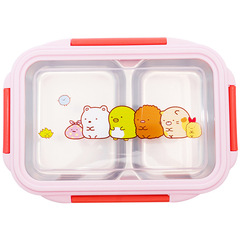 2F少女心便當盒雙層不鏽鋼保溫飯盒可愛女學生上班族便攜微波爐防