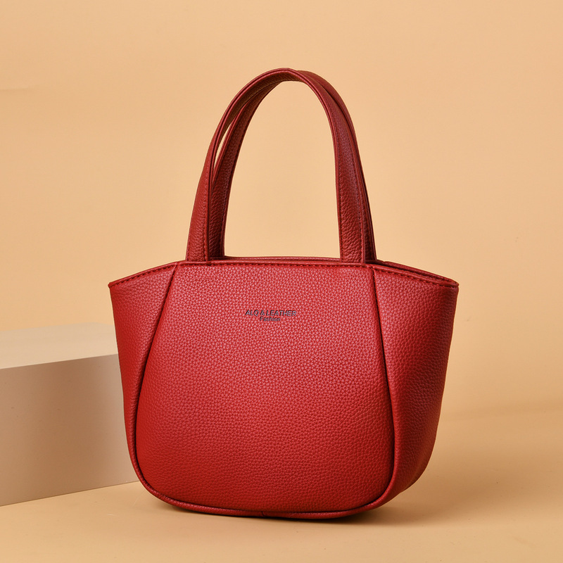 Women's Commuter Crossbody Bag with Lychee Pattern, Versatile Shoulder Bag, Large Capacity, High-End Feel, Handbag Shell Bag Women's Commuter Crossbody Bag with Lychee Pattern, Versatile Shoulder Bag, Large Capacity, High-End Feel, Handbag Shell Bag