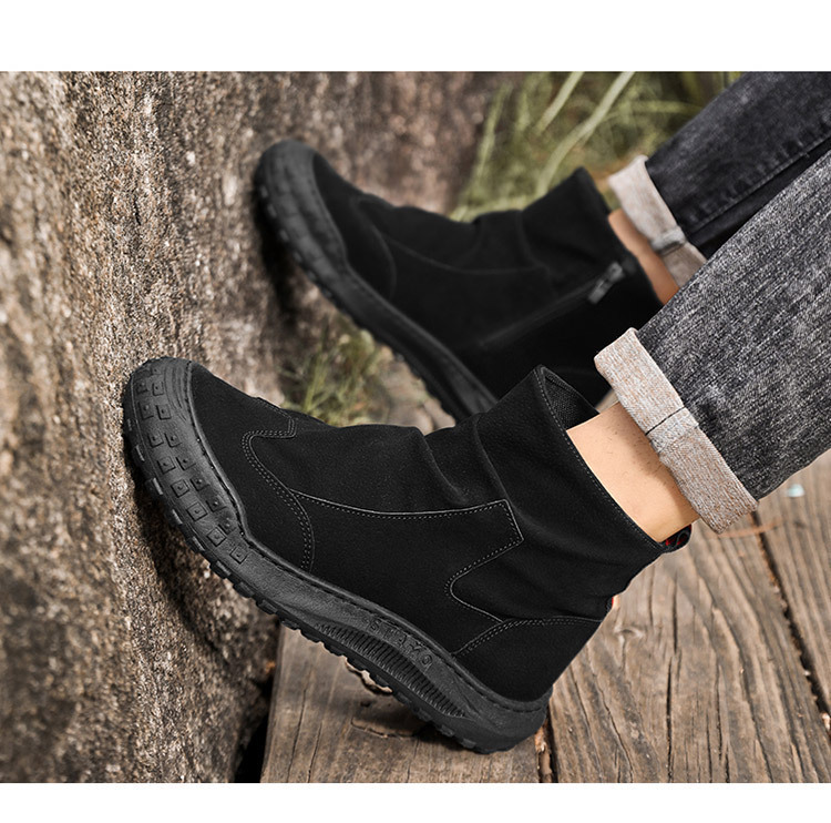 Chaussures de travail spéciales pour hommes, grandes tailles, bottines montantes Martin, nouveauté automne, respirantes, antidérapantes, chaussures de sécurité décontractées pour hommes_voghion.com